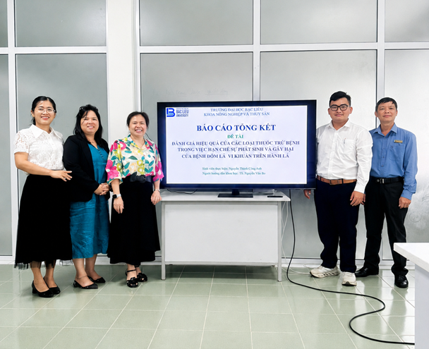 SINH VIÊN NGUYỄN THÀNH CÔNG ANH, KHOA NÔNG NGHIỆP VÀ THỦY SẢN BÁO CÁO NGHIỆM THU ĐỀ TÀI NGHIÊN CỨU KHOA HỌC NĂM HỌC 2025 - 2026 LĨNH VỰC BẢO VỆ THỰC VẬT